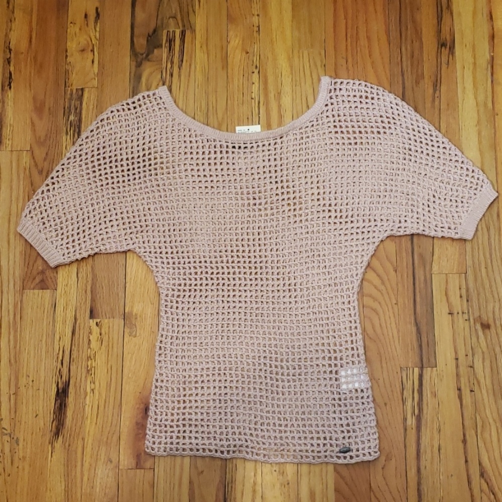 Guess dusty rose mesh top - Picture 4 of 4
